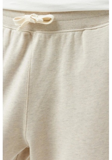 Tommy Hilfiger Essentıal Terry Sweatpant Erkek Ekru Eşofman Altı Mw0mw37236hgf Ekru
