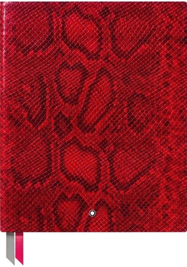 Montblanc Fine Stationery #149 Python Baskı Parlak Kırmızı Büyük