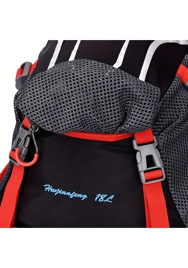 Oldfriend Kırmızı Çok Fonksiyonlu Açık Hava Spor Sırt Çantası Bisiklet Yürüyüş Dağcılık Seyahat Su Şişesi Cebi Nefes Alabilen Reflektif Kırmızı