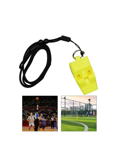 Suntek Spor Düdüğü Antrenörleri Futbol Yürüyüşü Sarı