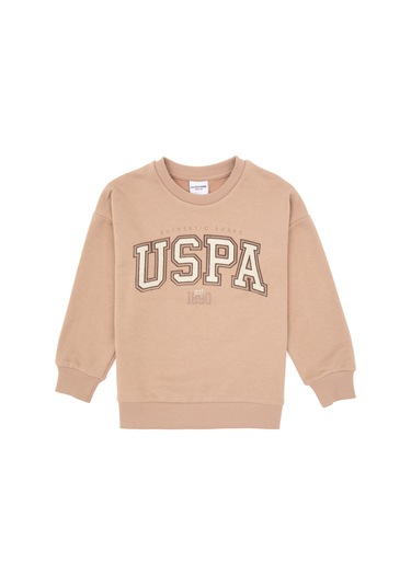 U.s. Polo Assn. Kız Çocuk Camel Pijama Takım 50318957-vr015 Camel