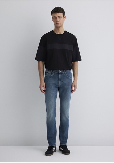 Mavi - Jake Mavi Pro Indigo Puslu Comfort Jean Pantolon 0042289336 Koyu Mavi