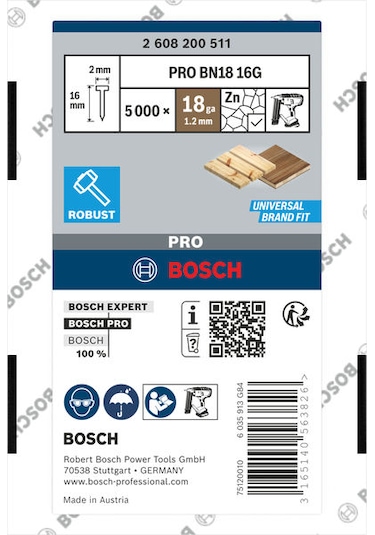 Bosch Havşa Başlı Çivi Sk50 35mm 5000li Gnh 18v-50 - 2608200515