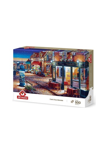 Cafe Chez Michelle 500 Parça Puzzle