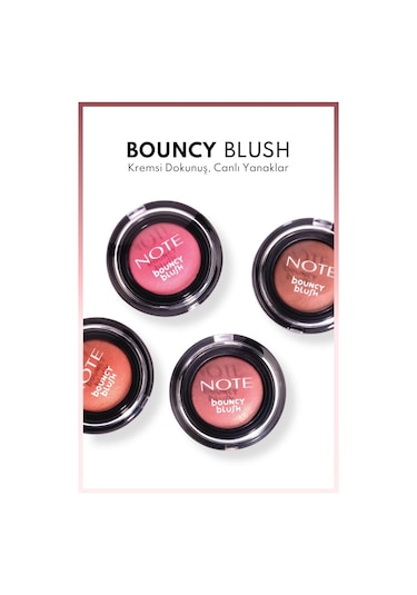 Note Cosmetics Bouncy Blush Yumuşak Kremsi Allık - 04 Sunkiss 04
