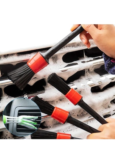İsgstore Detaylı Temizlik Fırçası 5'li Set Araç Oto Araba Temizlik Fırçası
