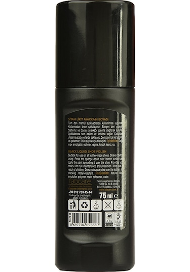 Fabcare Fc 2006 Likit Ayakkabı Boyası Siyah