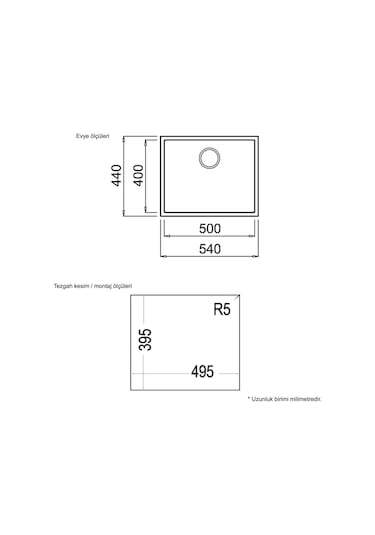 Teka Square 50.40 Tg Artıc Beyaz Granit Eviye. Tezgahaltı