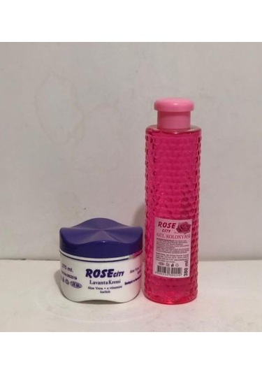 Rose City Gül Kolonyası 380 ML + Rose City Aleo Veralı Lavanta Kremi 275 ML