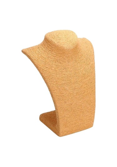 Trendooze Tutucu Standı Sarı Mücevher Manken M Kolye Kolye Göğüs Ekran Ekran Ku