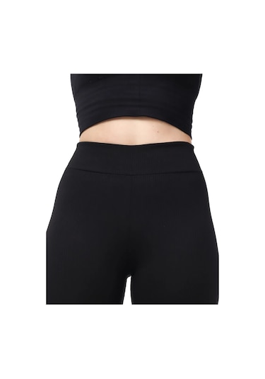 Missdiana Yüksek Bel Çizgili Tayt 238959163 SiYAH