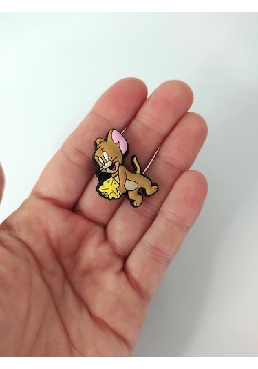 Terlik Ayakkabı Sandalet Tokası Jerry 1 Adet Silikon Kız Erkek Aksesuar Hediye