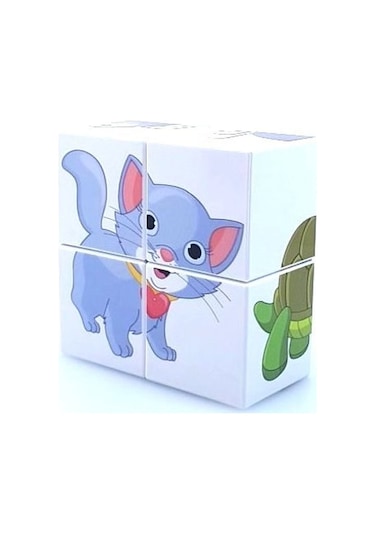 Küpss Manyetik Puzzle Hayvanlar