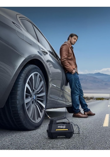 Mioji Mio 10 Taşınabilir 150PSI 12V 120 W Araç Hava Kompresörü Araba Lastik Hava Pompası