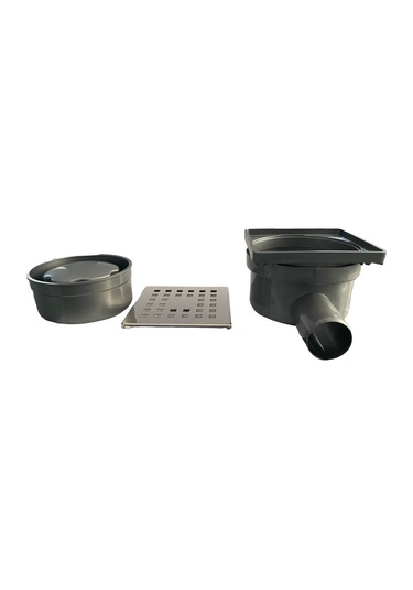 Banyo Yer Süzgeci 10X10 Q32 Plastik Çerçeve Kötü Kokulara Son