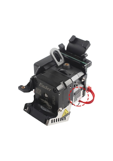 Creality Sprite Ekstruder Ve Ender S1/s1 Pro Vermoon V1/v1 Pro 3d Yazıcılarla Uyumlu Alüminyum Soğutma Bloğu Kurulumu Kolay