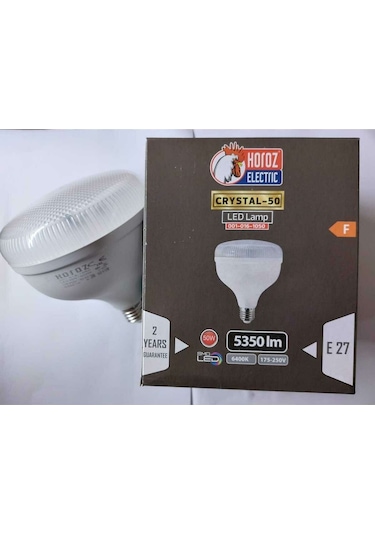 Horoz 50 Watt Crystal Led Ampul Beyaz Beyaz