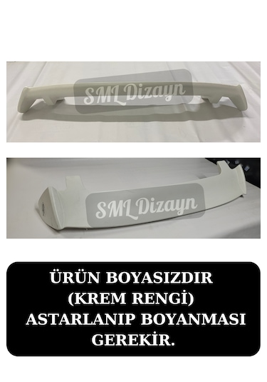 Toyota Auris 2006-2009 Spoiler Plastik Auris Spoyler Rüzgarlık