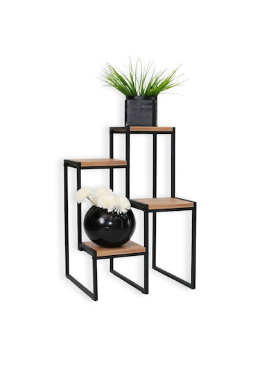 Çiçek Standı Saksı Standı Çiçeklik Raf Bitki Rafı 2144