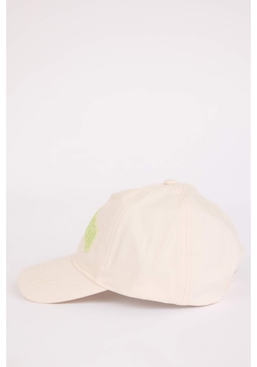 DeFacto Kız Çocuk Nakışlı Pamuklu Cap Şapka D8432A825SMBG286