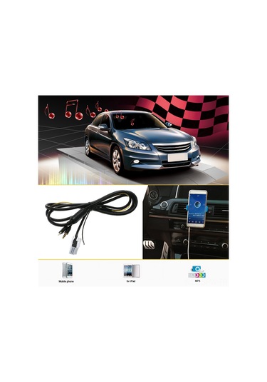 Maiyame Honda Crv 2008-2013 , Accord 8. Nesil 2008+ , Civic 2006-2013 İçin 3.5mm Aux Giriş Kablosu - Ses Kalitesi Kaybı Olmadan Müzik Dinleme