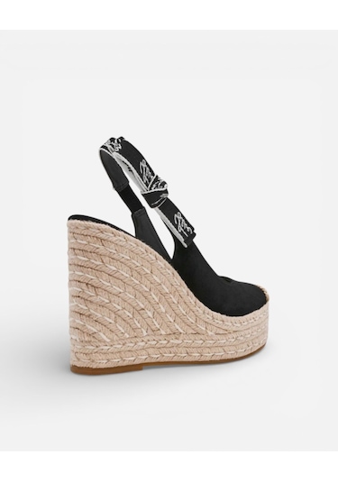 Steve Madden Demmı Black Sued Kadın Siyah Sandalet Demmı