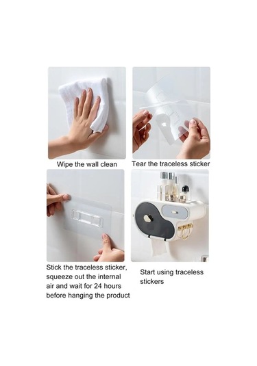 Tongxida Tuvalet Kağıdı Org. Duvara Monte Su Geçirmez Pp Güçlü Yük Çok Renkli Çok Renkli