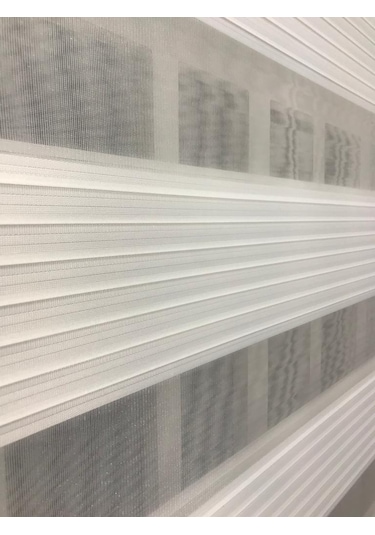 Storburada Pliseli Stor Zebra Perde Ekru Stb481-d Ekru