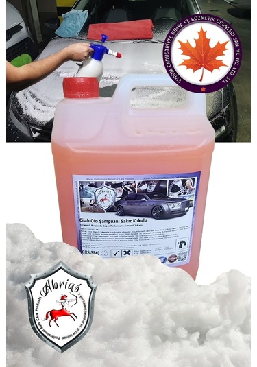 Cilalı Oto Yıkama Şampuanı 5lt Nötr Süper Köpük Bol Köpük