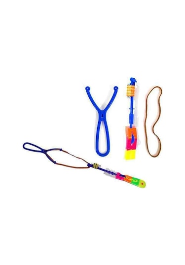 Led Işıklı Sapan Eğlenceli Fırlatmalı Oyuncak Sapan Led Işıklı