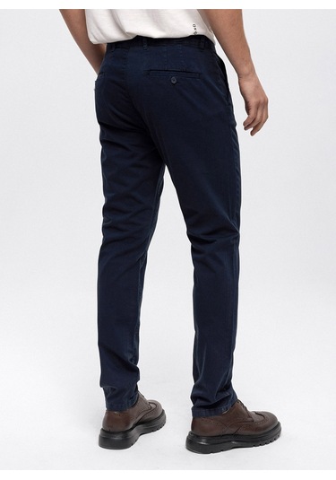 Back And Bond Normal Bel Normal Paça Slim Fit Lacivert Erkek Pantolon B33w32005 Lacivert