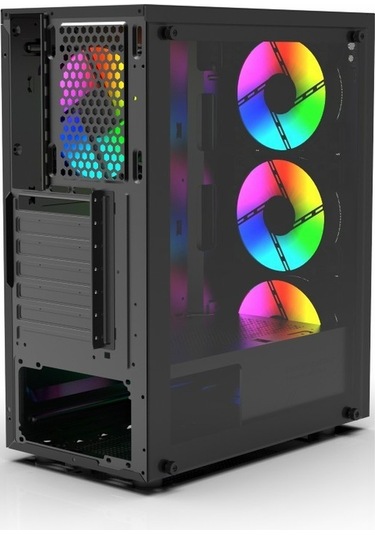 Inca Empousa Emg-15xn 650w Usb 3.2 Argb Atx Mid Tower Siyah Kasa