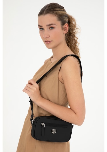 U.S. Polo Assn. Kadın Siyah Çapraz Çanta 50293652-VR046