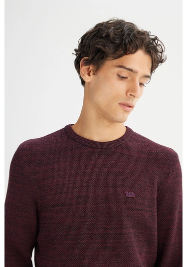 Lee Erkek Kazak L2520364 810 Bordo Bordo