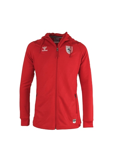 23/24 Hummel Samsunspor Kamp Kapşonlu Eşofman Tek Üst Kırmızı