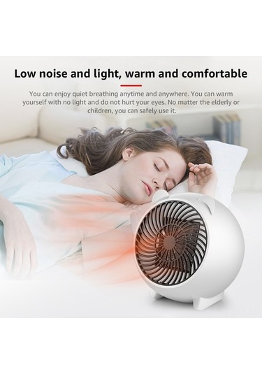 Flybuy Pratik Ve Hızlı Isınan Ptc Seramik Mini Isıtıcı - Sessiz Ve Enerji Tasarruflu