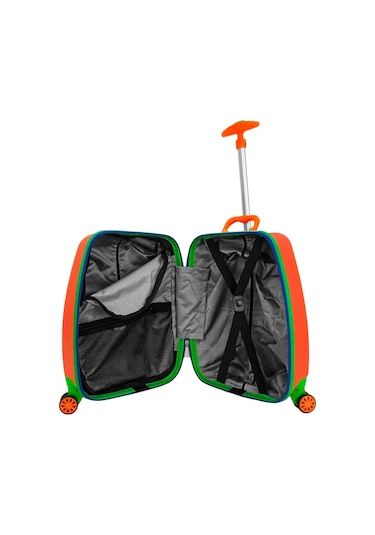 Wexta Wx-410 Disney Serisi Turuncu Kız Çocuk Çocuk Valizi Turuncu