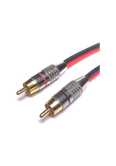 Hoparlör Kabloları Rca Konnektörlerine Adaptör, 2 Kanallı 30 Cm