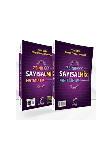 7.Sınıf Sayısal Mix Soru Bankası- Karekök Eğitim Yayın