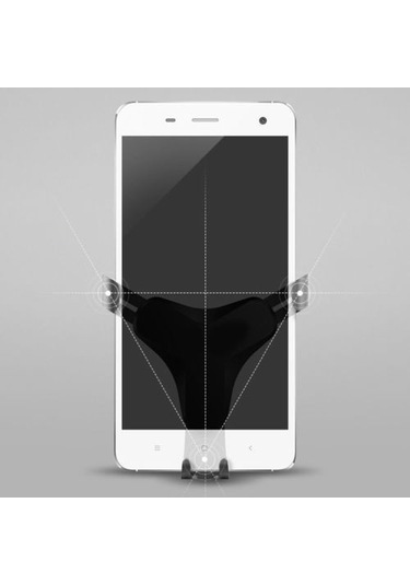 Joyhub Evrensel Yerçekimi Ayarlanabilir Araba Hava Firar Cep Telefonu Tutucu Montaj Stand Braketi Beşik Kavrama Siyah Yok Havalandırma