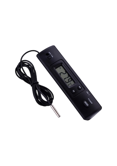 İç Dış Mekan Problu Dijital Termometre Sıcaklık Ölçer Thr337