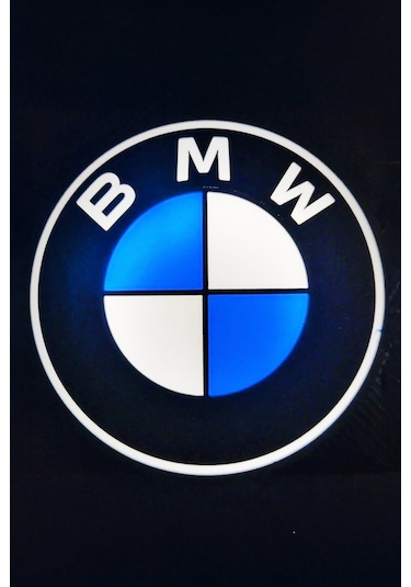 Bmw Logolu Led Gece Lambası Çok Renkli