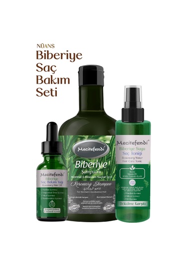 Mecitefendi Nüans Biberiye Saç Bakım Seti