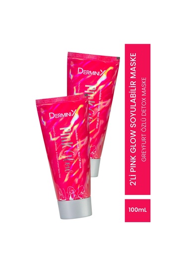 2'li Set Pink Glow Greyfurt Özlü Detoks Etkili Soyulabilir Maske
