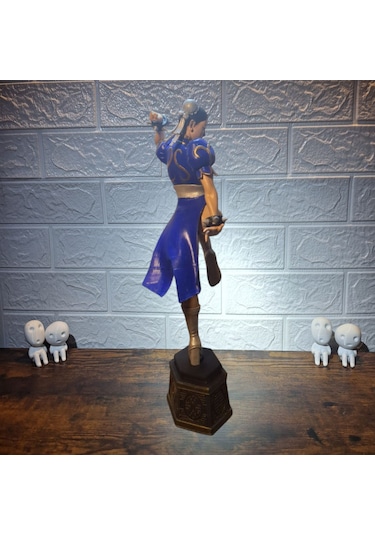 Street Fighter - Chun-li El Yapımı Koleksiyon Figürü 38 Cm