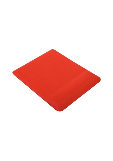 Newdaki Kırmızı Dikdörtgen Bilgisiyar Notebook Bileklik Destekli Ergonomik Optik Mousepad 19x23 cm