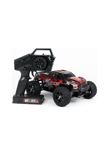 Remo 1635 1/16 Ölçek, 4wd Off Road Monster Truck Smax Kırmızı Kaportalı, Fırçasız Motorlu, 7.4v 1500mah Li-po Pilli, Rc Model