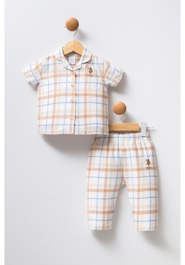 U.s. Polo Assn. Kız Bebek Beyaz Pijama Takım 50322877-vr013 Beyaz