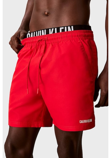 Calvin Klein Erkek Deniz Şortu Lv00n61015 3t5 Kırmızı