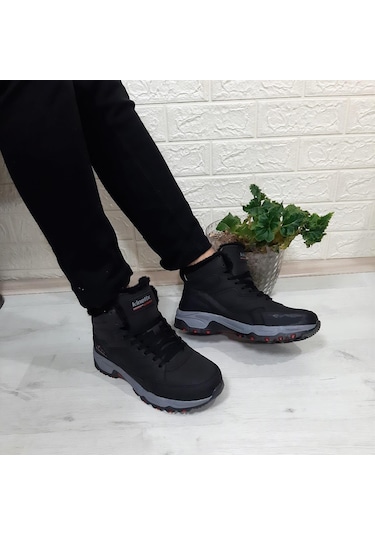 Kinetix Arctıc Pu Siyah Kaymaz Taban Kürklü Erkek Bot 001